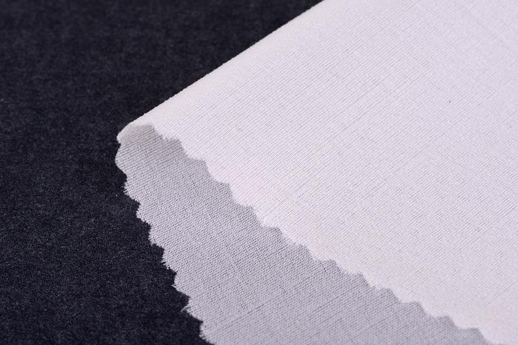 白色有纺衬布t300/轻薄型衬布黑色针织衬福建粘合衬厂家销售